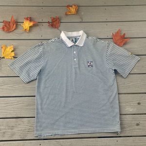 U.S. Open 2007 Oakmont Golf by Ashworth Men’s Striped Polo Large